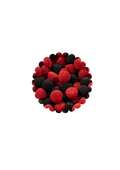Mûres perlées rouge et noir (100g)