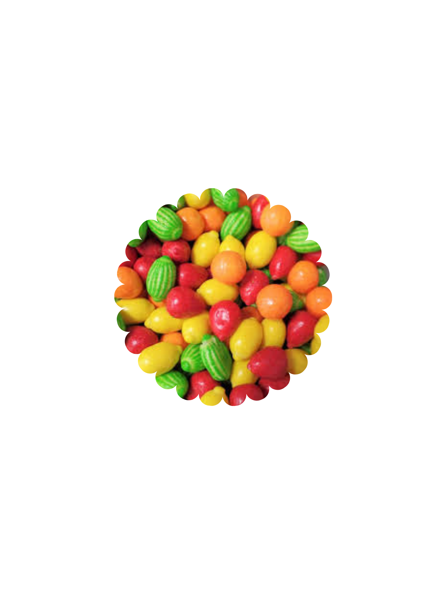 Chewing-gum aux fruits (100g)