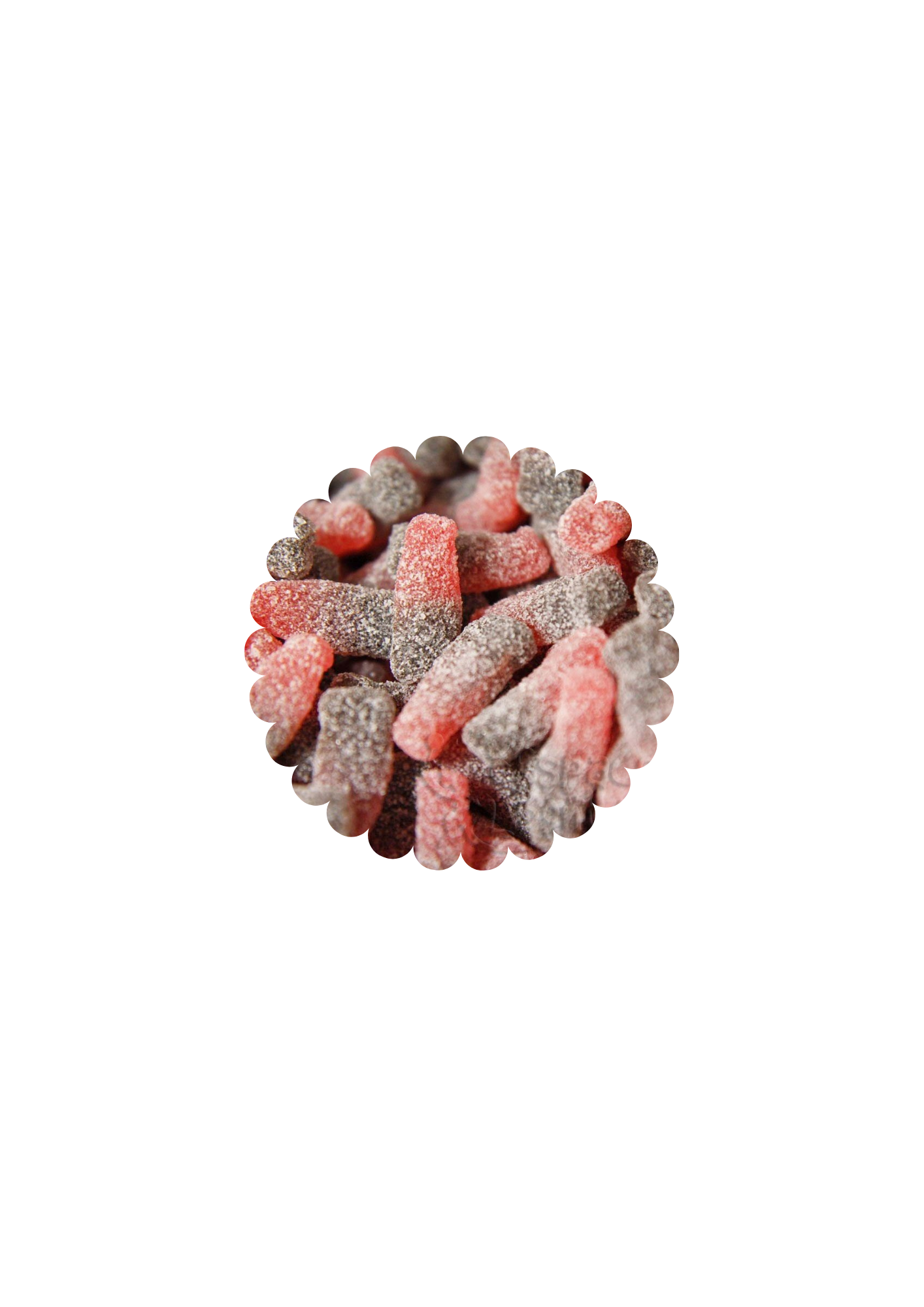 Bouteilles cola cherry sucrée (100g)
