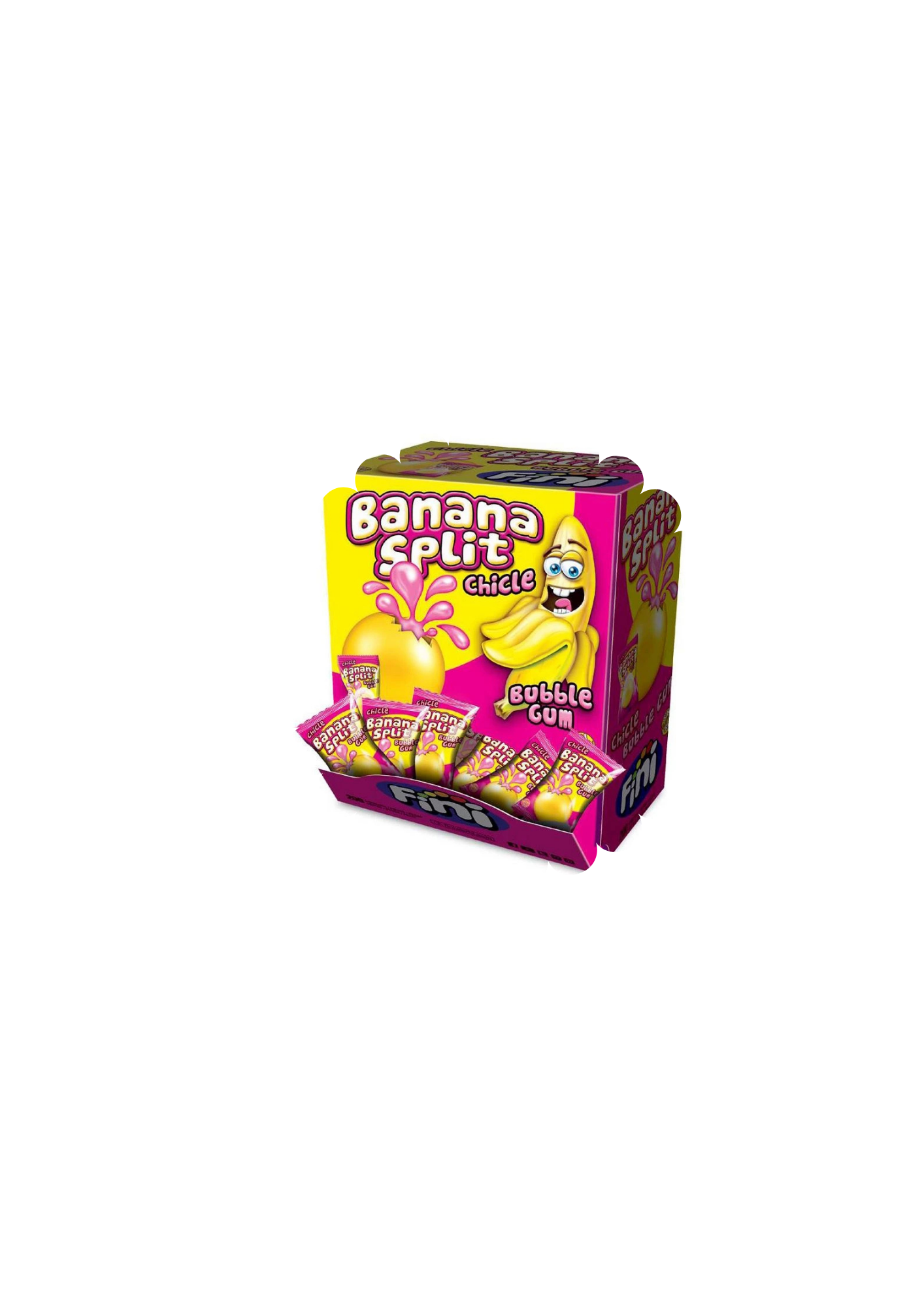 Chewing-gum banana split (X1)