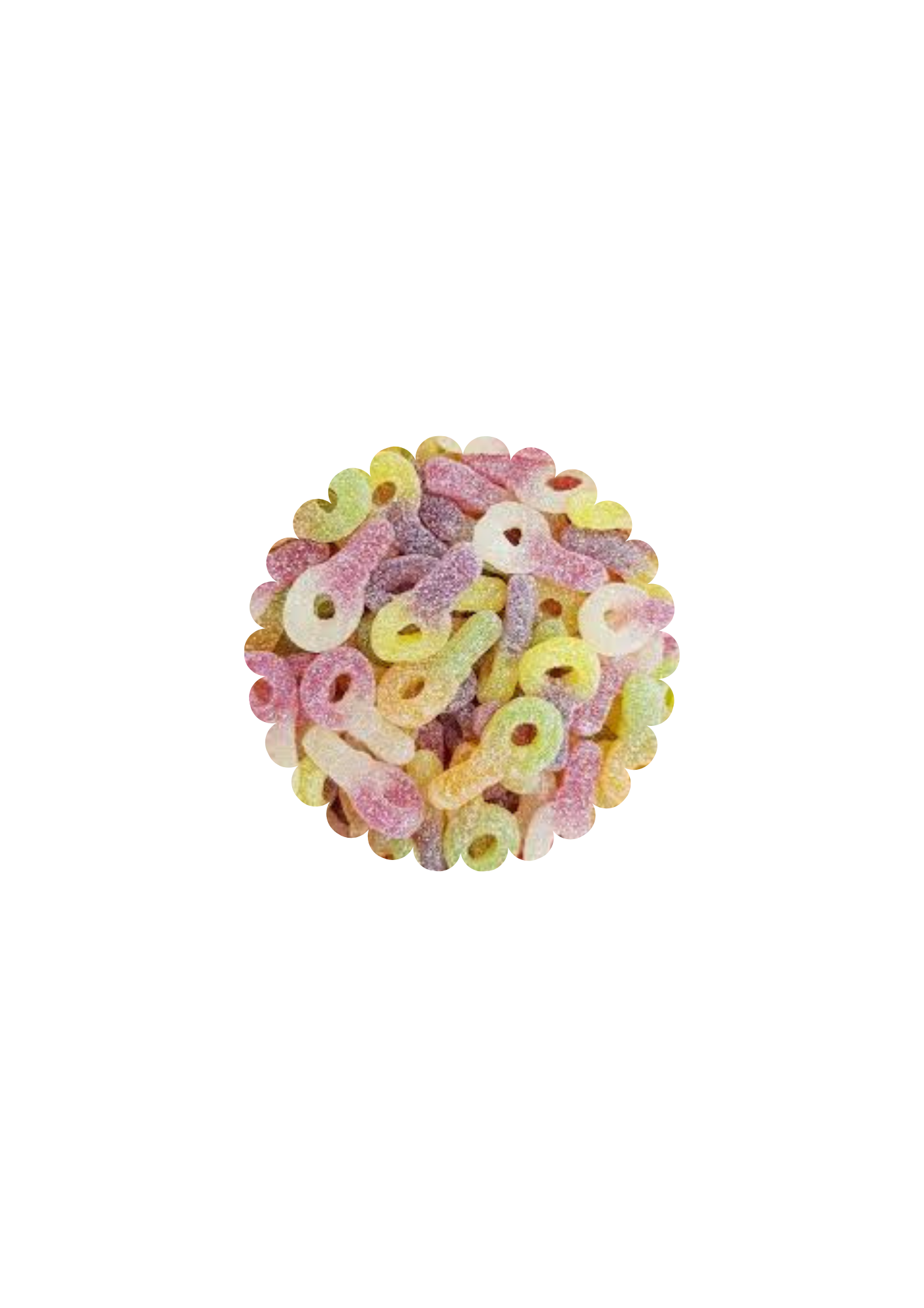 Tétines aux fruits (100g)