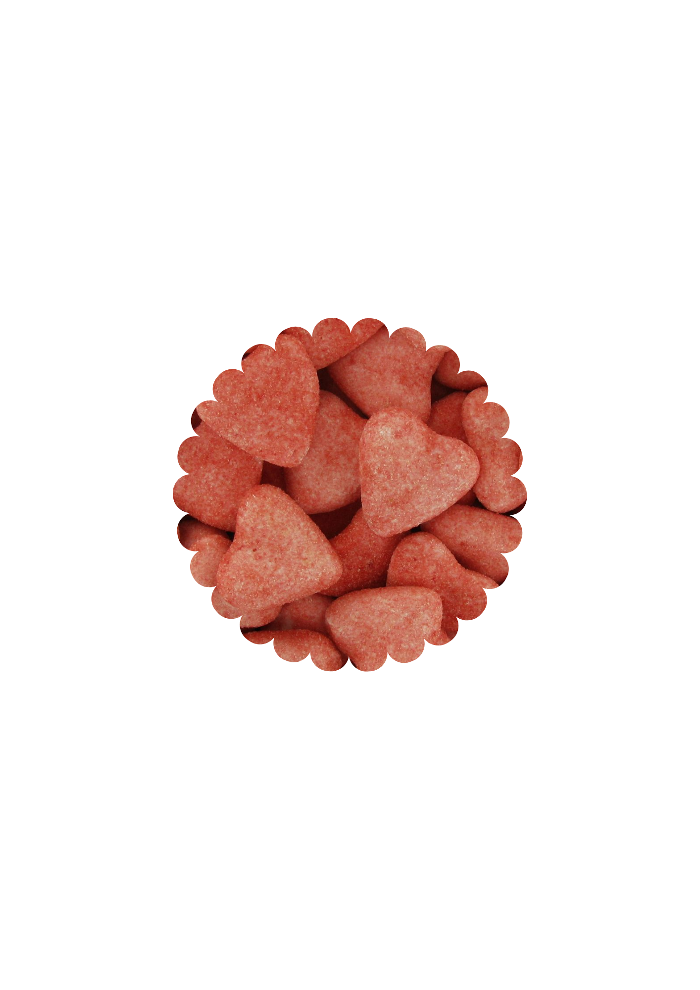 Cœur fraise acidulé (100g)