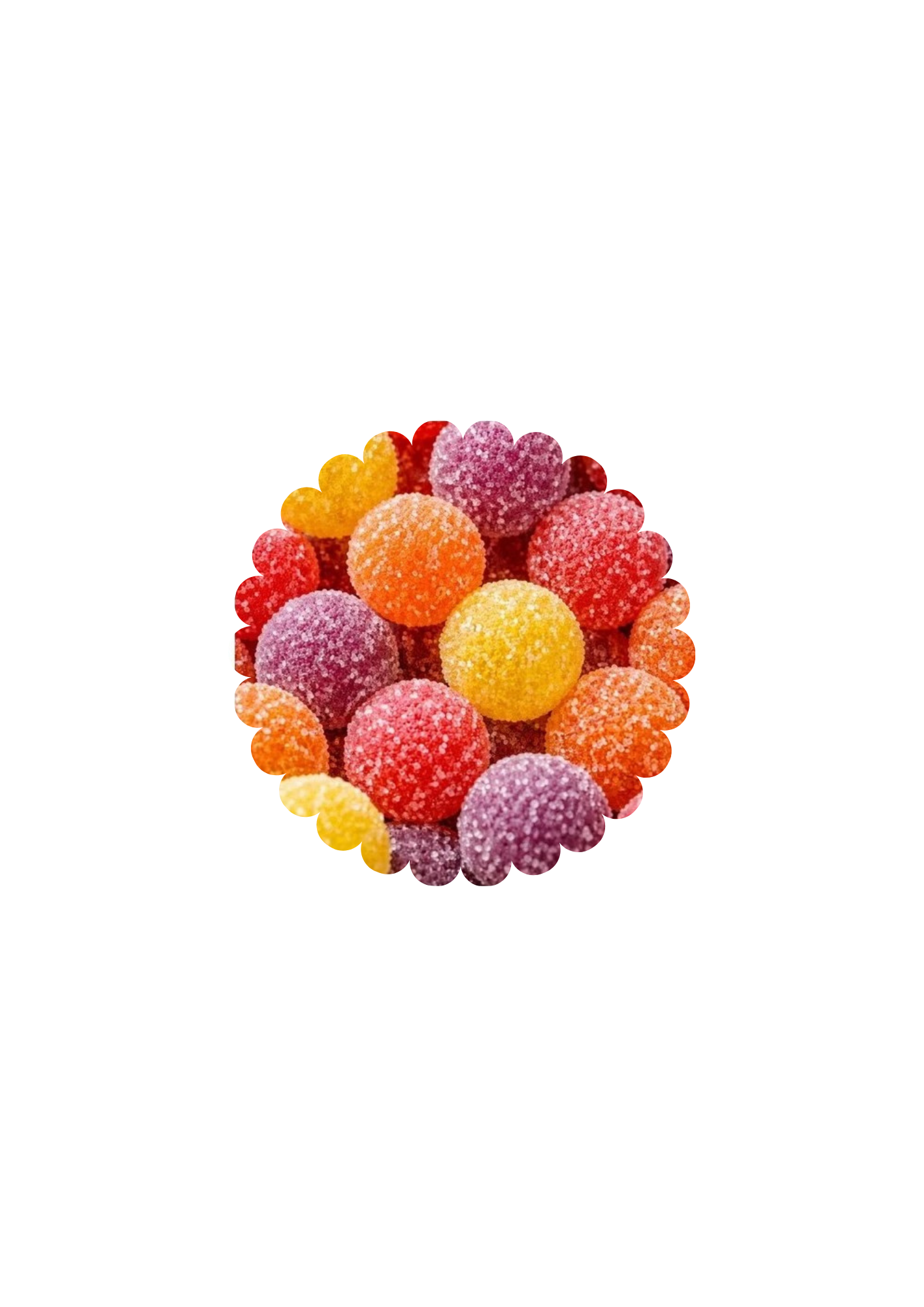 Balls colors acidulé (100g)